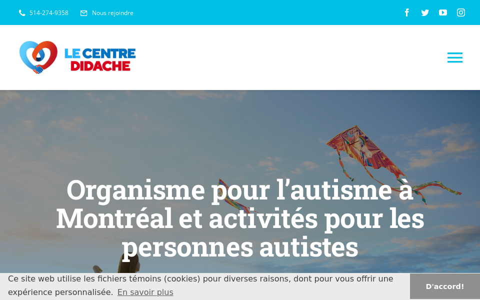 centredidache.com/ screen capture