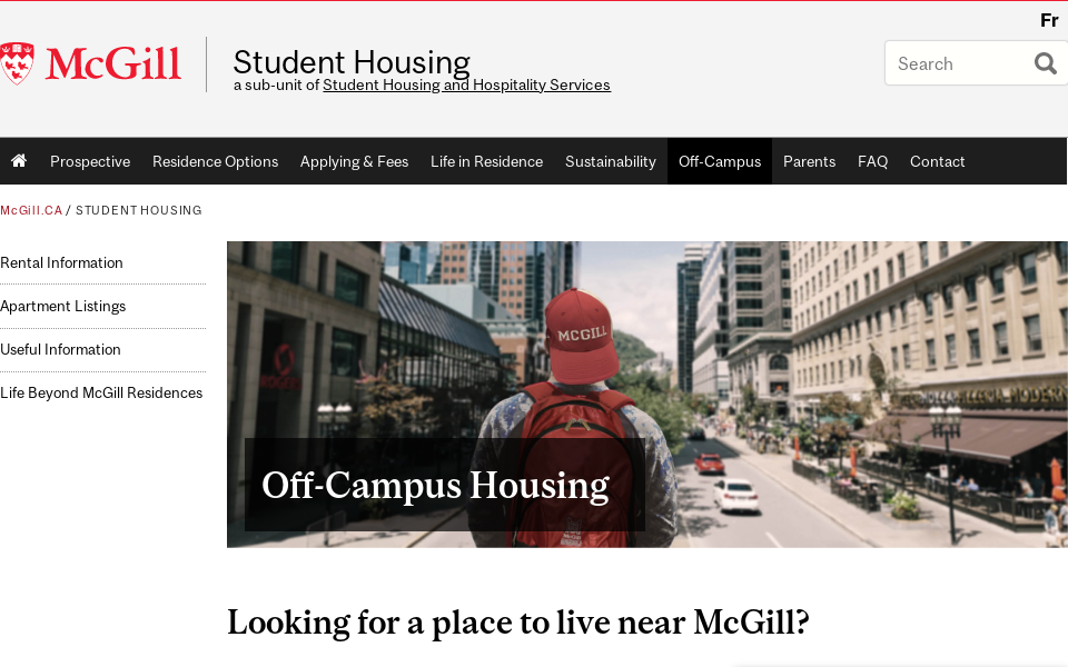 www.mcgill.ca/students/housing/offcampus screen capture