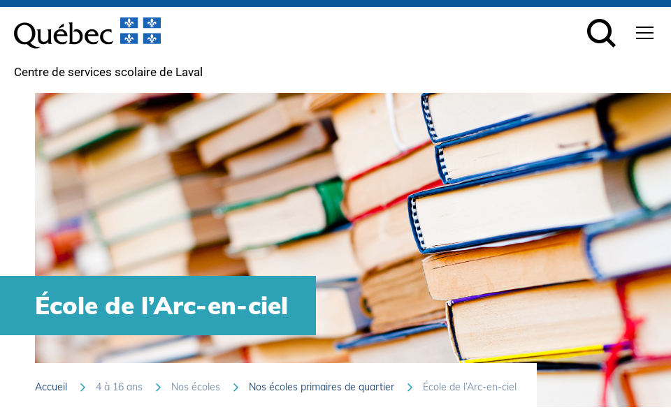 csslaval.gouv.qc.ca/nos-etablissements/ecole-de-larc-en-ciel/ screen capture
