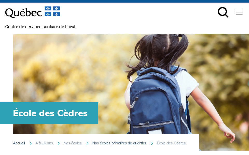 csslaval.gouv.qc.ca/nos-etablissements/ecole-des-cedres/ screen capture