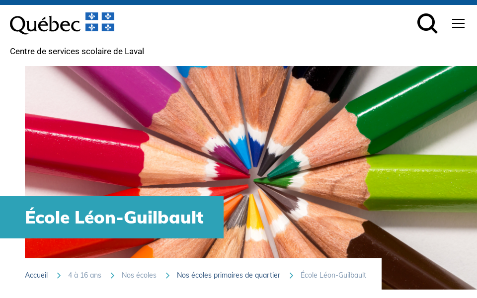 csslaval.gouv.qc.ca/nos-etablissements/ecole-leon-guilbault/ screen capture