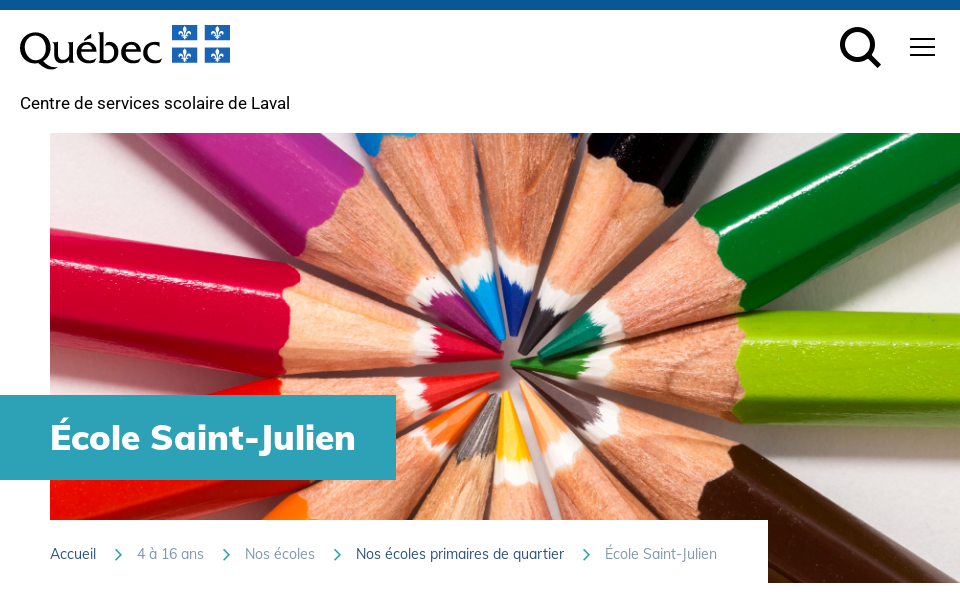 csslaval.gouv.qc.ca/nos-etablissements/ecole-saint-julien/ screen capture