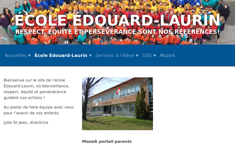 edouardlaurin.ecolesaintlaurent.ca screen capture