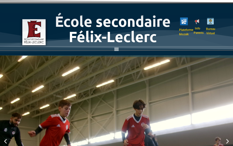 felixleclerc.ecoleouest.com/ screen capture