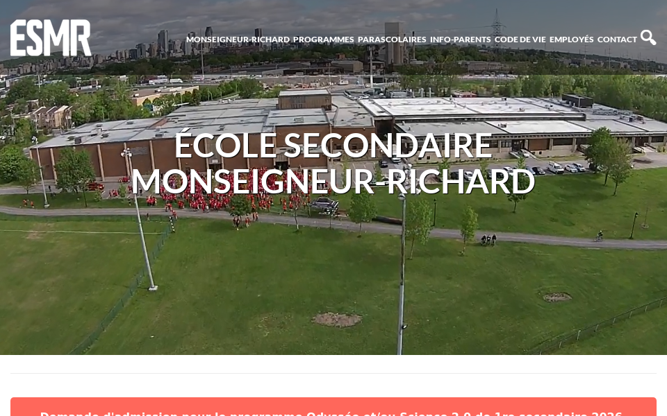 monseigneur-richard.ecoleverdun.com/ screen capture