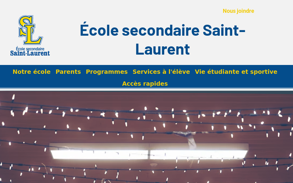 ecolesaintlaurent.ca/ screen capture
