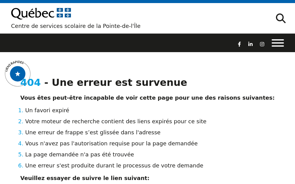 csspi.gouv.qc.ca/ad/ screen capture