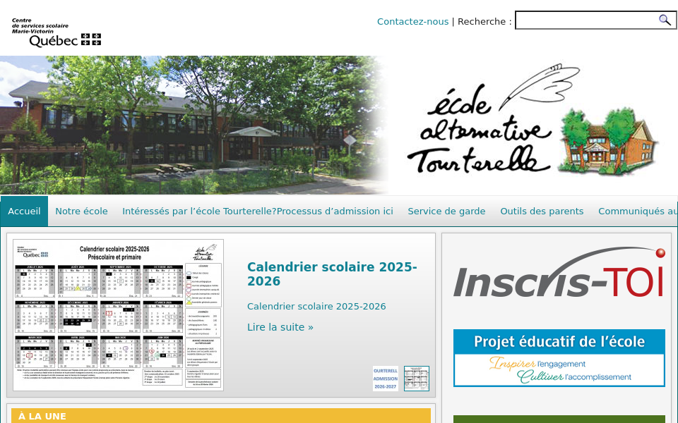 tourterelle.ecoles.csmv.qc.ca/ screen capture