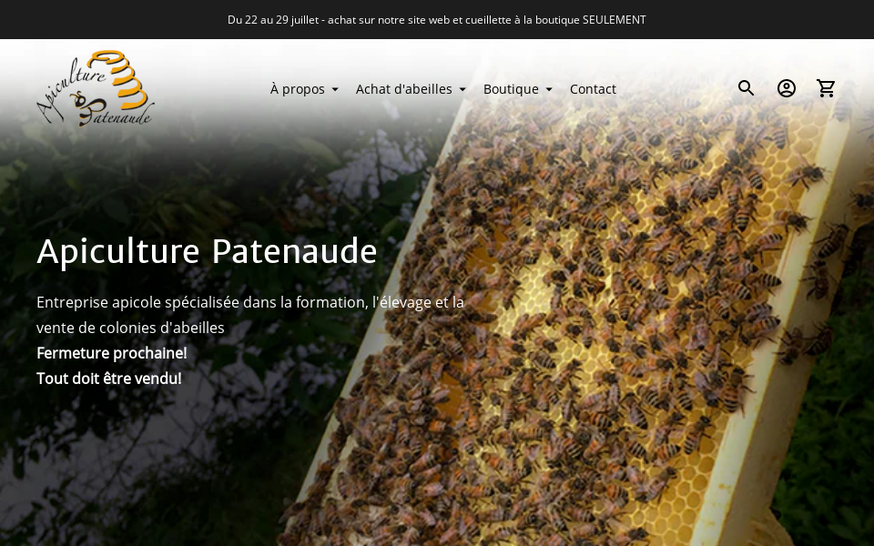 www2.apiculture-patenaude.com/ screen capture