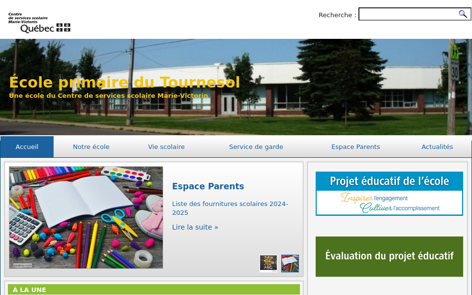 du-tournesol.ecoles.csmv.qc.ca/ screen capture