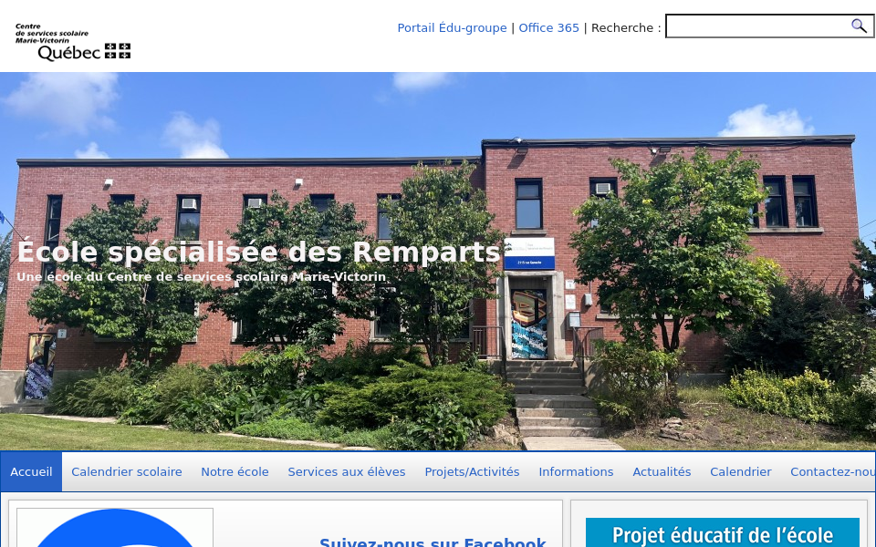 desremparts.ecoles.csmv.qc.ca/ screen capture