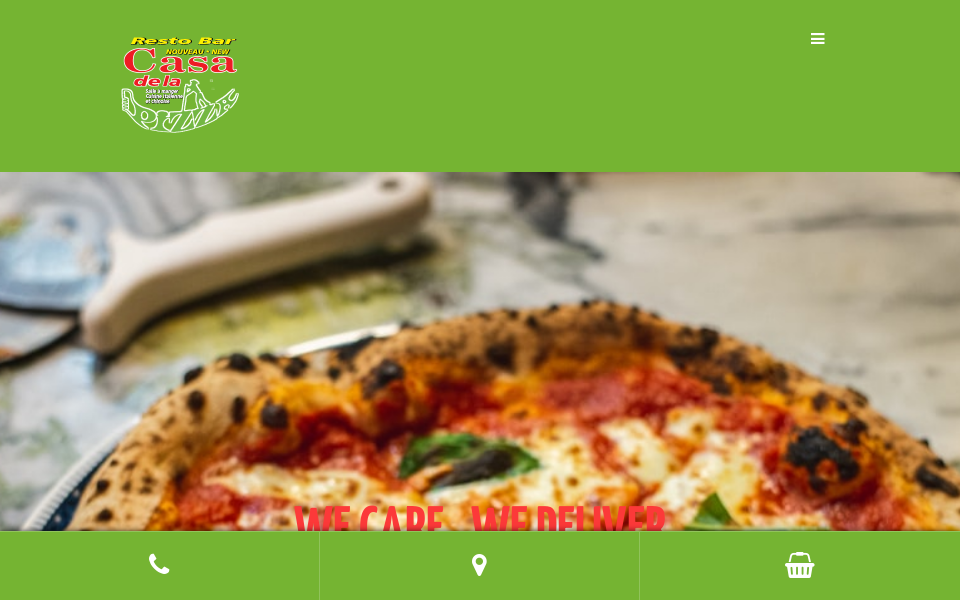 casadelapizza.ca/ screen capture