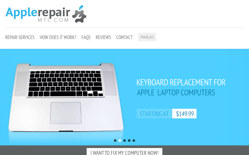 applerepairmtl.com/ screen capture