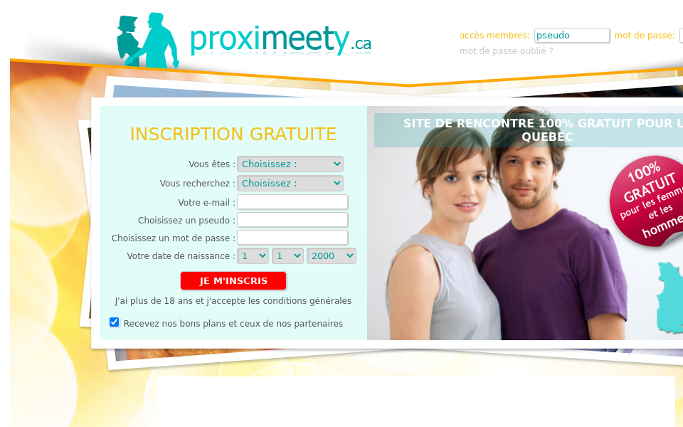 www.proximeety.ca/ screen capture
