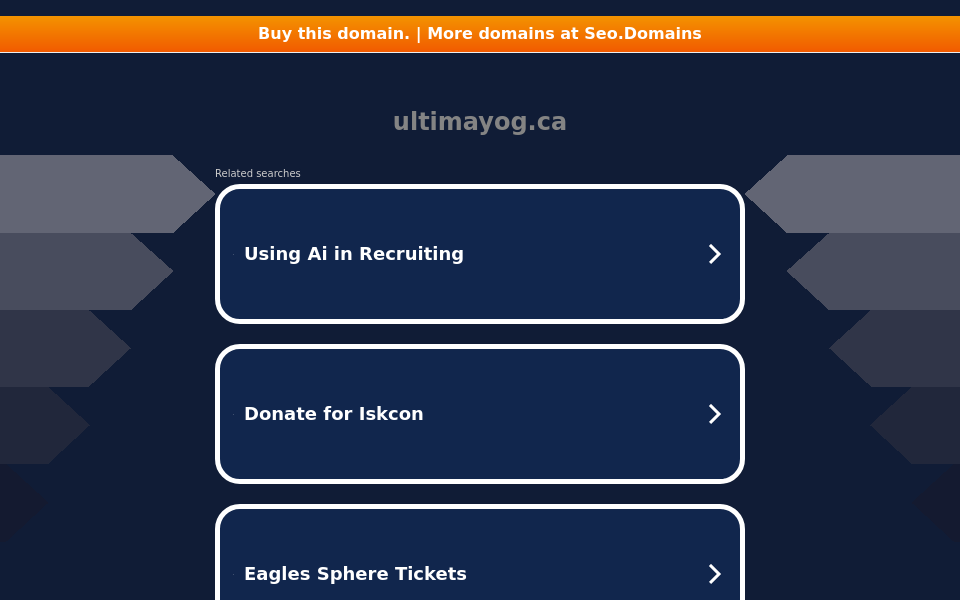 www.ultimayog.ca/ screen capture