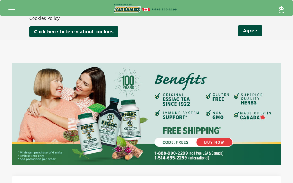 ca.essiac-resperin.com/ screen capture