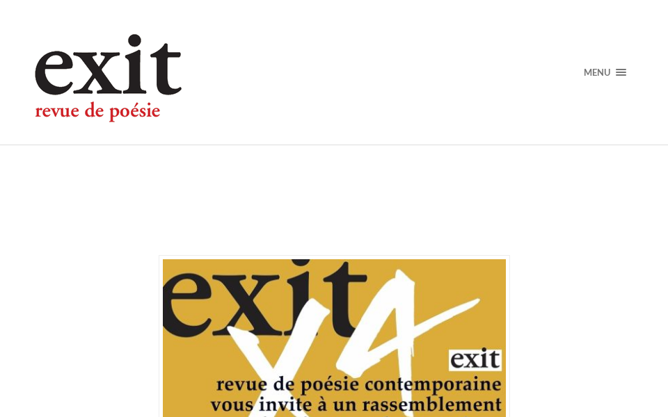 www.exit-poesie.com/ screen capture