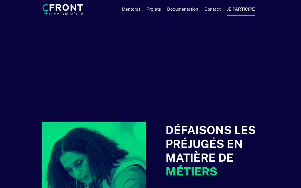 front.qc.ca/ screen capture