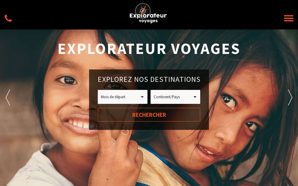 explorateurvoyages.com/ screen capture