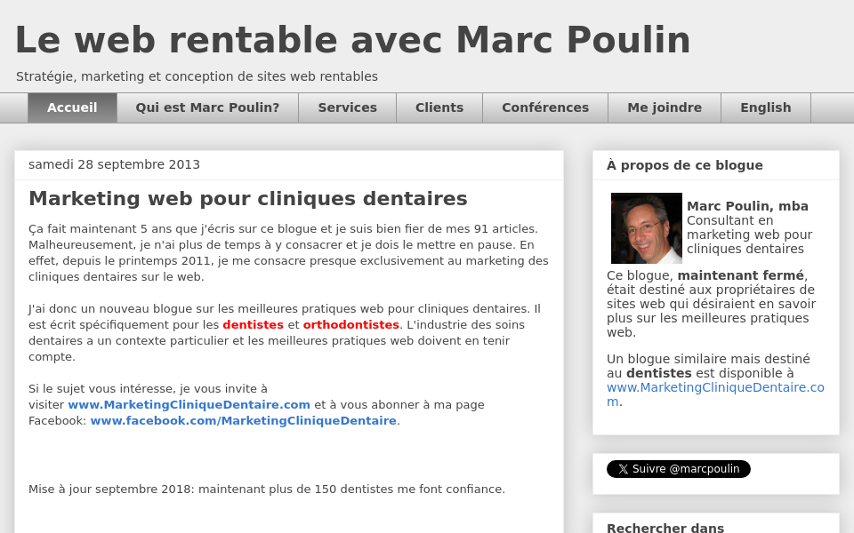 www.marcpoulin.ca/ screen capture