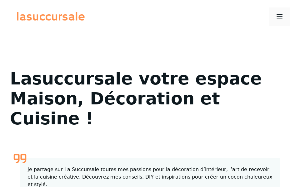 lasuccursale.com/ screen capture