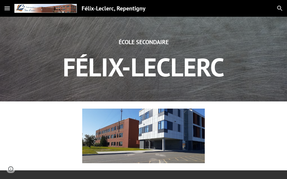 www.esfelixleclerc.com/ screen capture