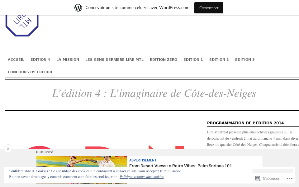 liremontreal.wordpress.com/ screen capture