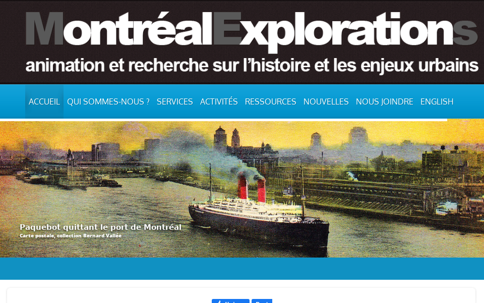 montrealexplorations.org/ screen capture