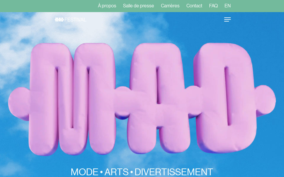 madfestival.ca/ screen capture