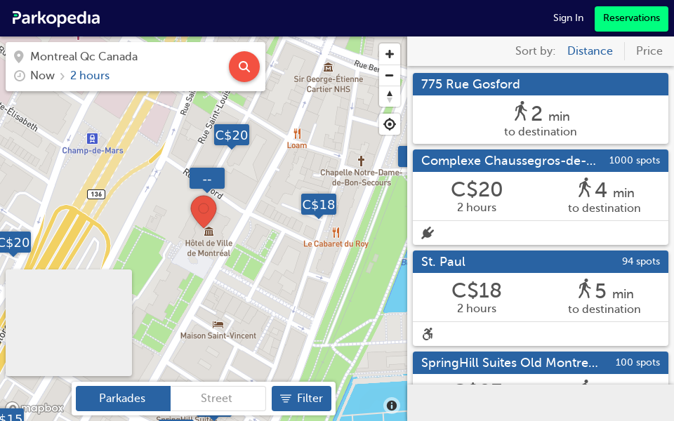 en.parkopedia.ca/parking/montreal_qc_canada/?arriving=202309100930&leaving=202309101130 screen capture