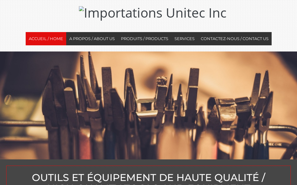 unitecinc.com/ screen capture