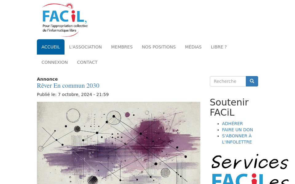 facil.qc.ca/ screen capture