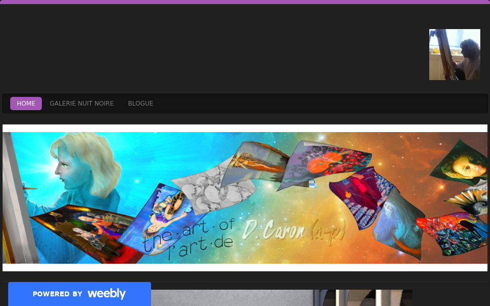 dianecaron.weebly.com screen capture