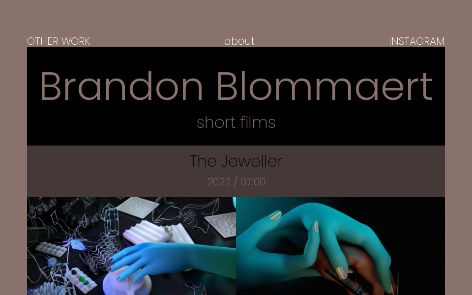 brandonblommaert.com/ screen capture