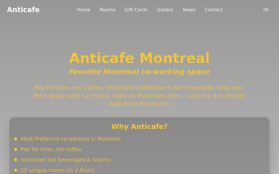 anticafe.team/ screen capture