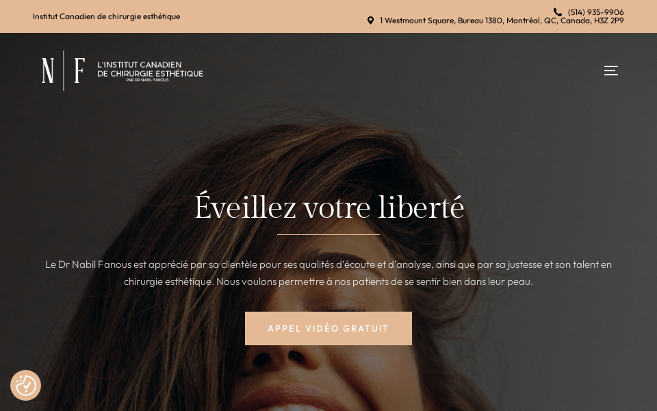 institutesthetiquemontreal.com/ screen capture