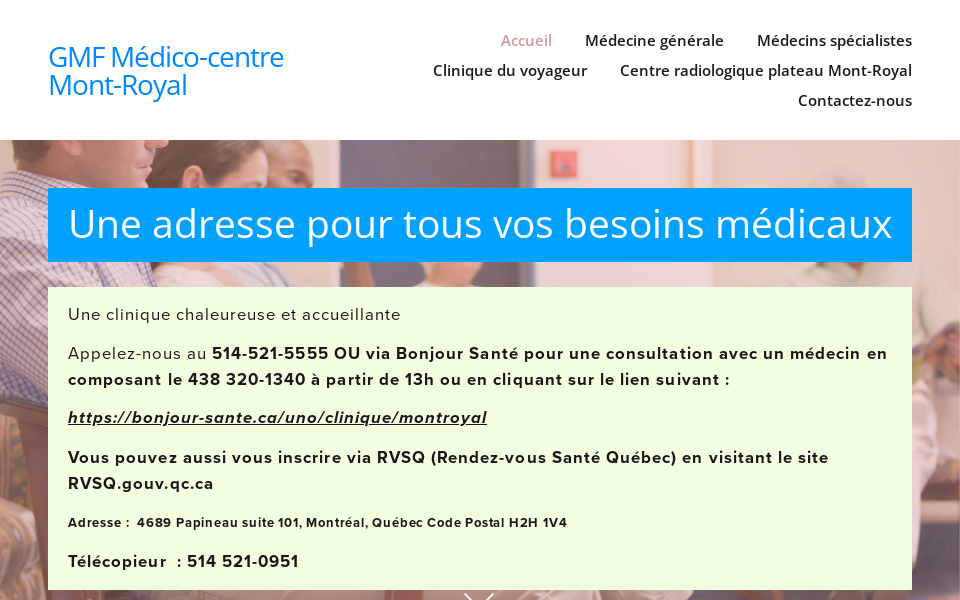 www.medicocentremontroyal.ca/ screen capture
