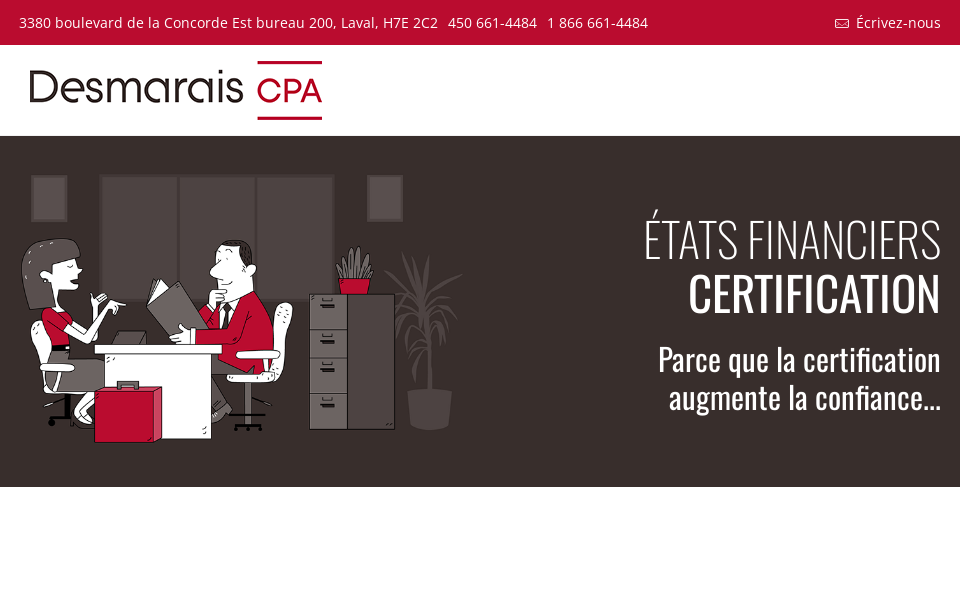 www.parenteaudesmaraiscpa.com/ screen capture