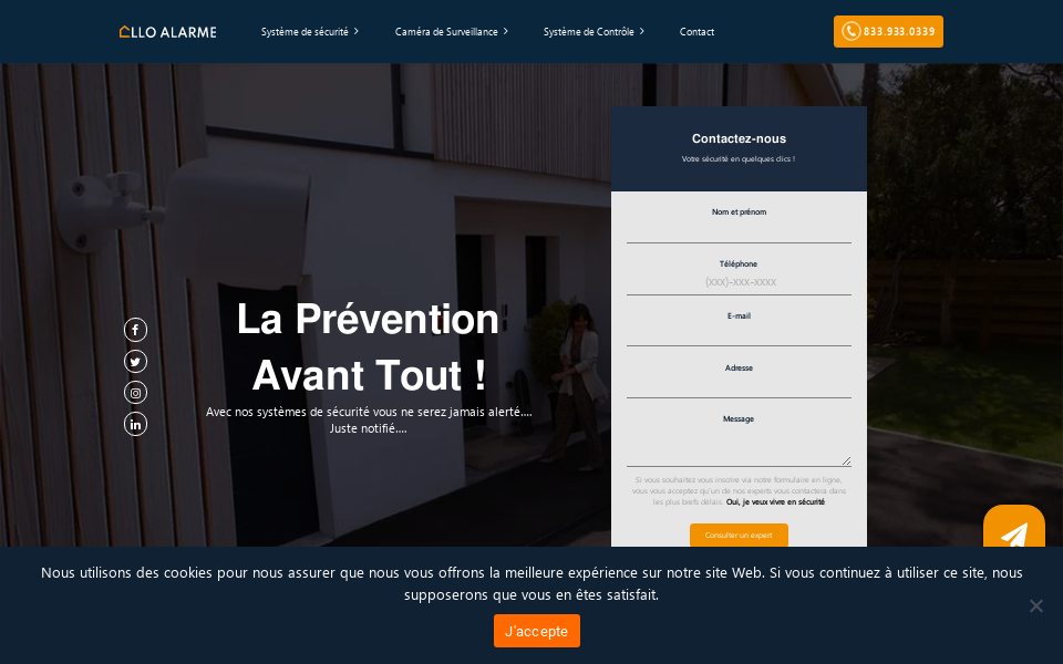 alloalarme.ca/ screen capture