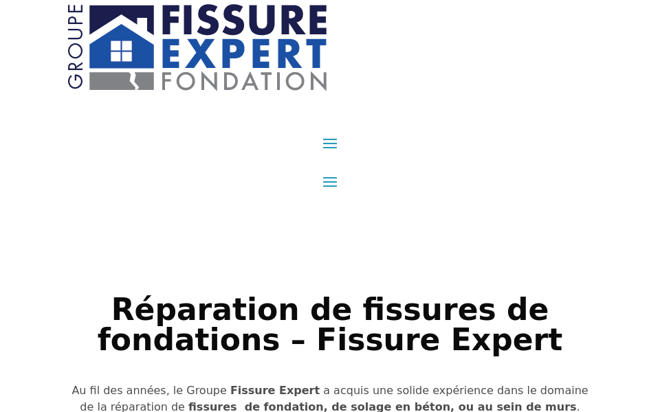 fissure-expert.com/ screen capture