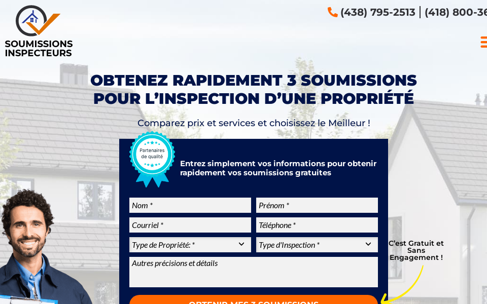 soumissionsinspecteurs.ca/ screen capture