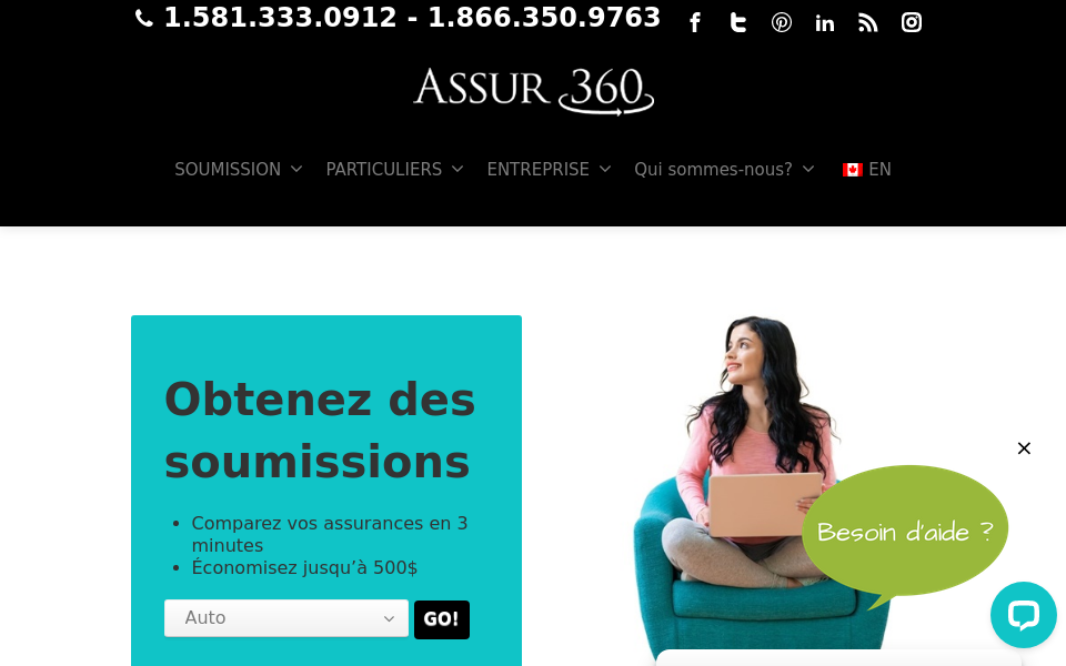 www.assur360.ca screen capture