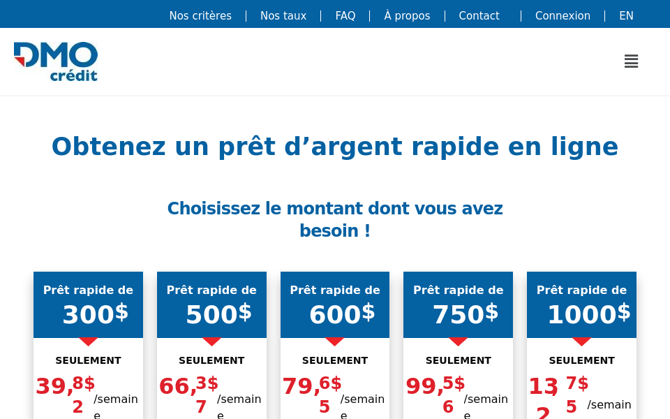 www.dmocredit.com/pret-rapide/ screen capture
