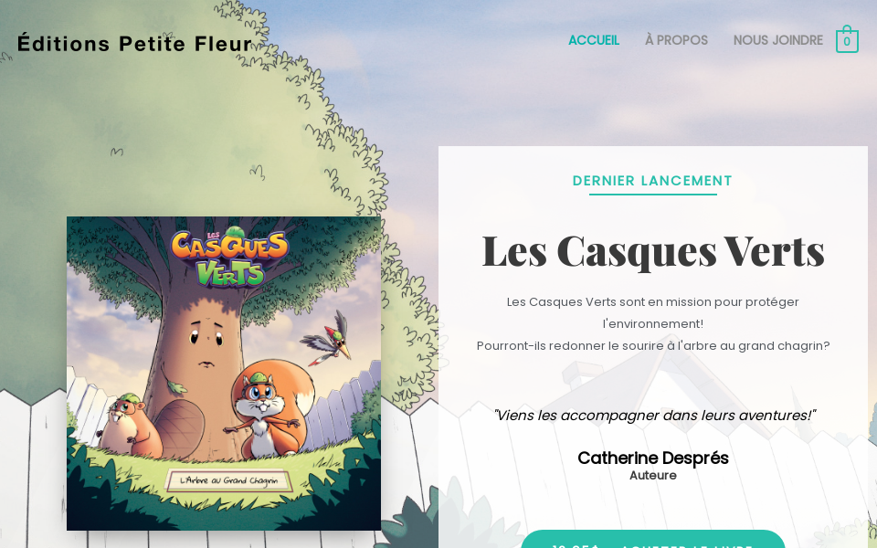 editionspetitefleur.ca/ screen capture