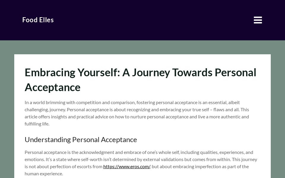 food-elles.ca/ screen capture