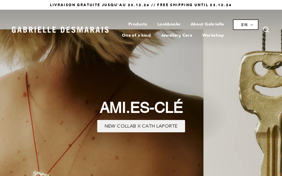 gabrielledesmarais.com/ screen capture