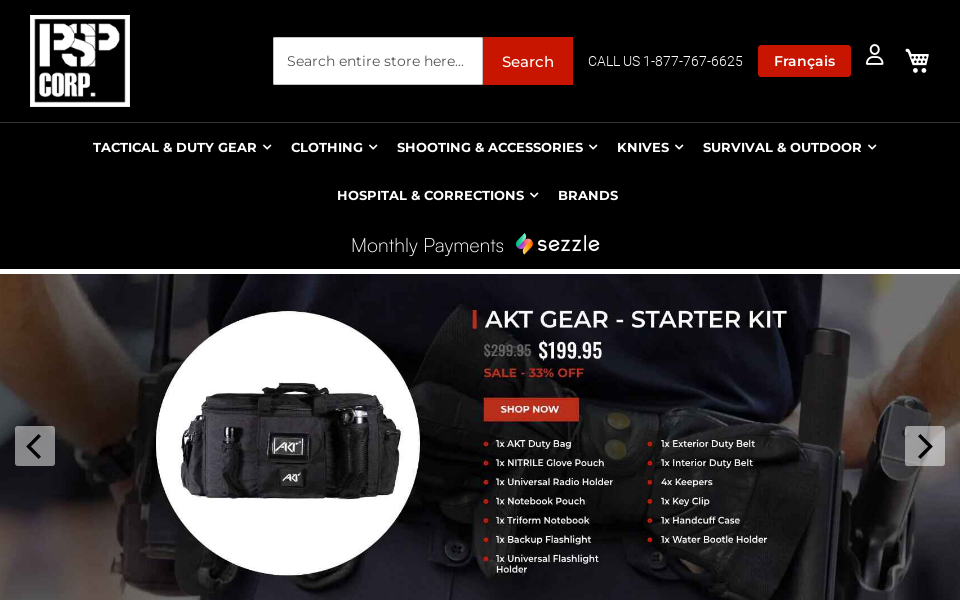 pspcorp.ca/ screen capture