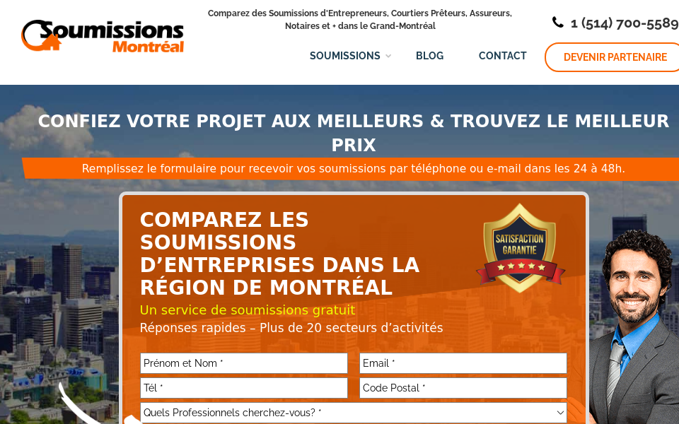 soumissionsmontreal.ca/ screen capture