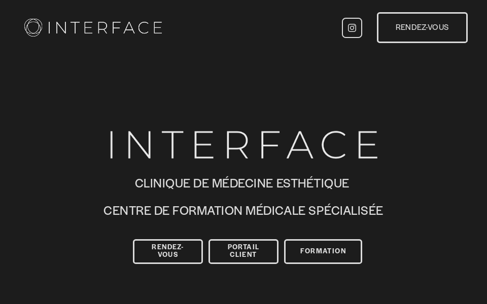 www.cliniqueinterface.com/ screen capture