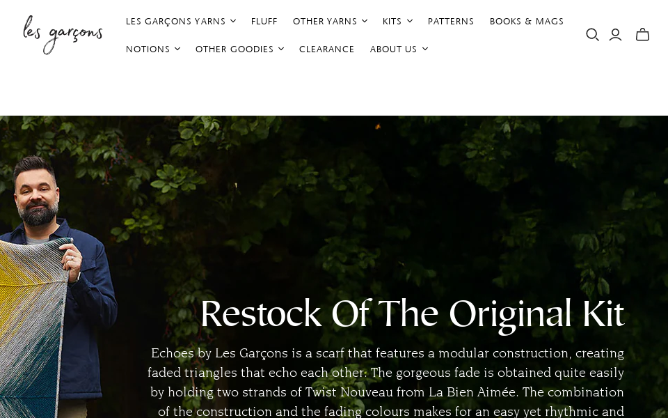 boutiquelesgarcons.com/ screen capture